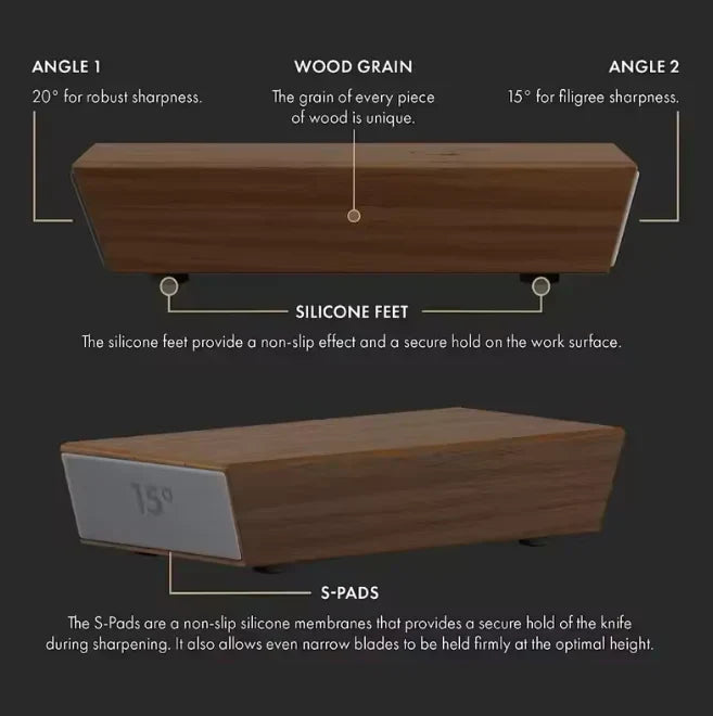 NoviraHome™ Rolling Knife Sharpener Kit